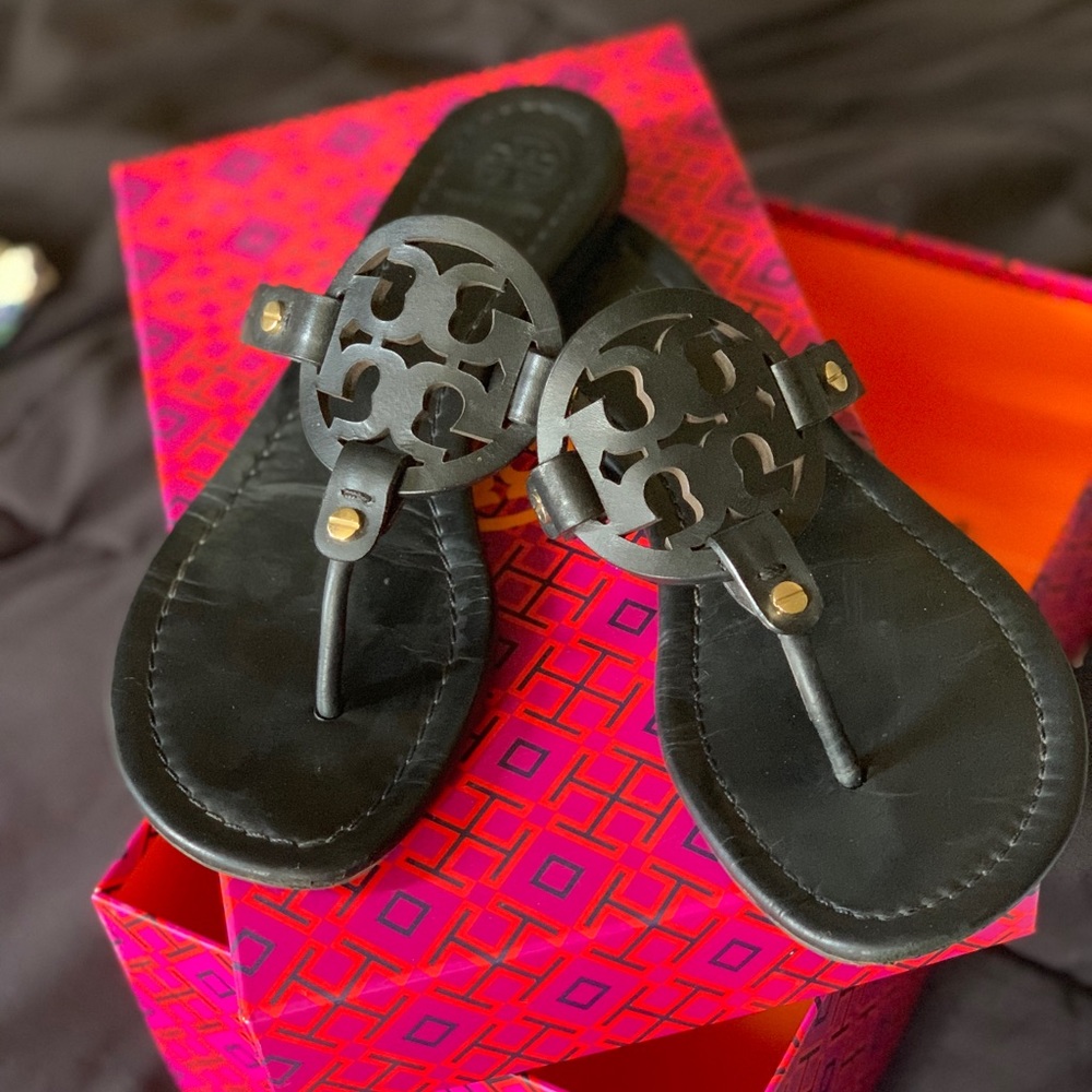 tory burch miller sandals. 8.5!